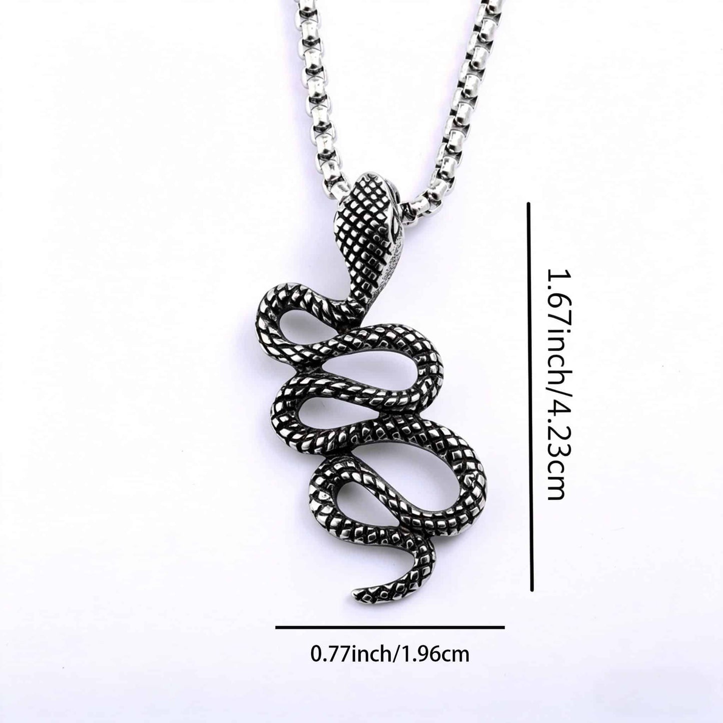 Primal Serpent Coil Necklace - Gothic Aesthetic Jewelry by Mort 7