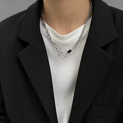 Unisex Asymmetric Chain Necklace