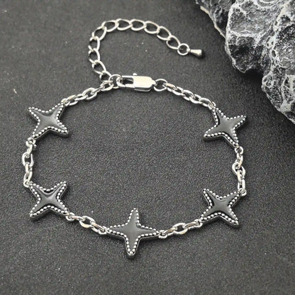 Astraea Polaris Station Bracelet - Gothic Aesthetic Jewelry by Mort 7