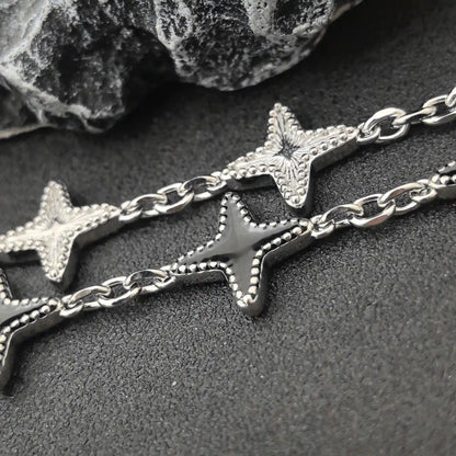 Astraea Polaris Station Bracelet - Gothic Aesthetic Jewelry by Mort 7