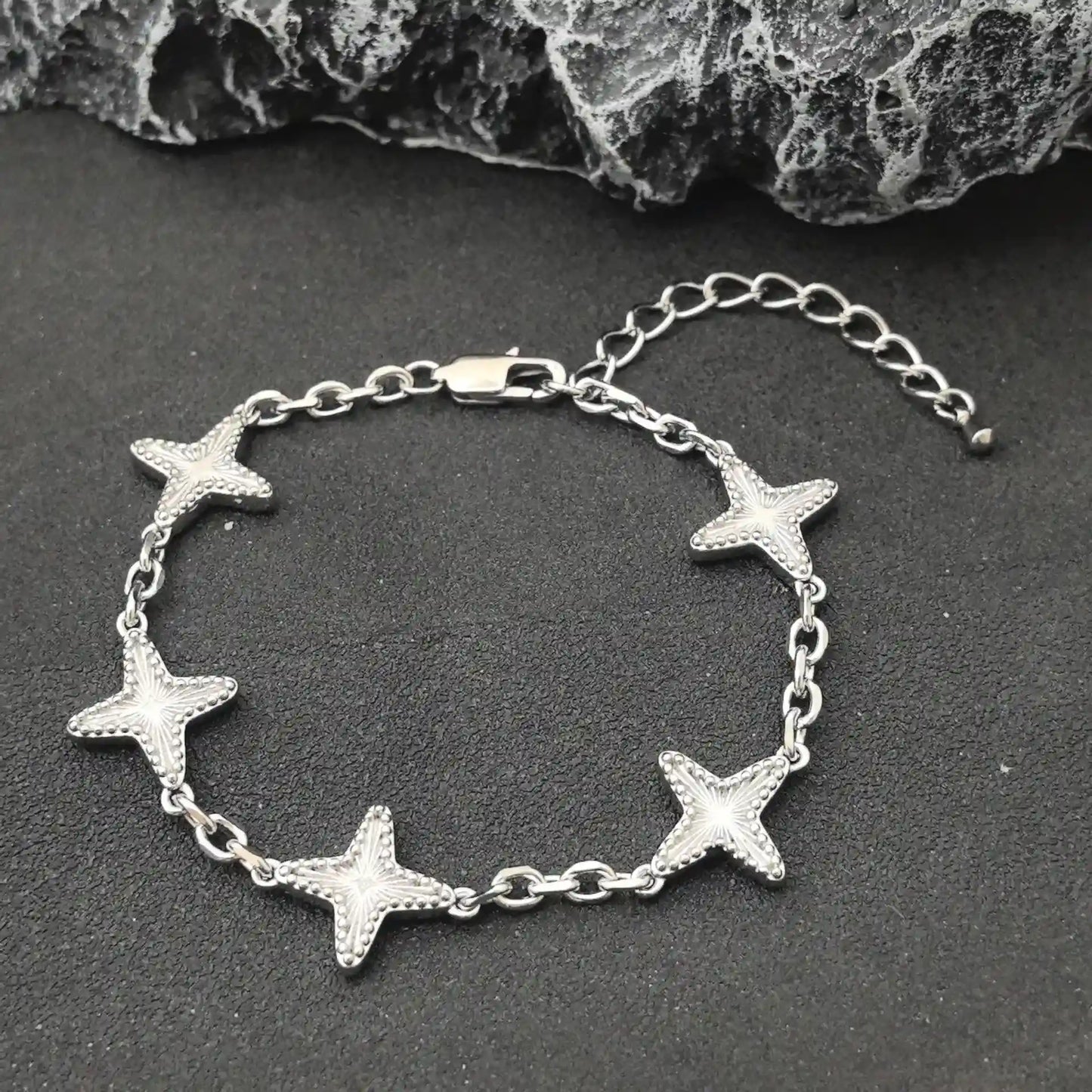 Astraea Polaris Station Bracelet - Gothic Aesthetic Jewelry by Mort 7