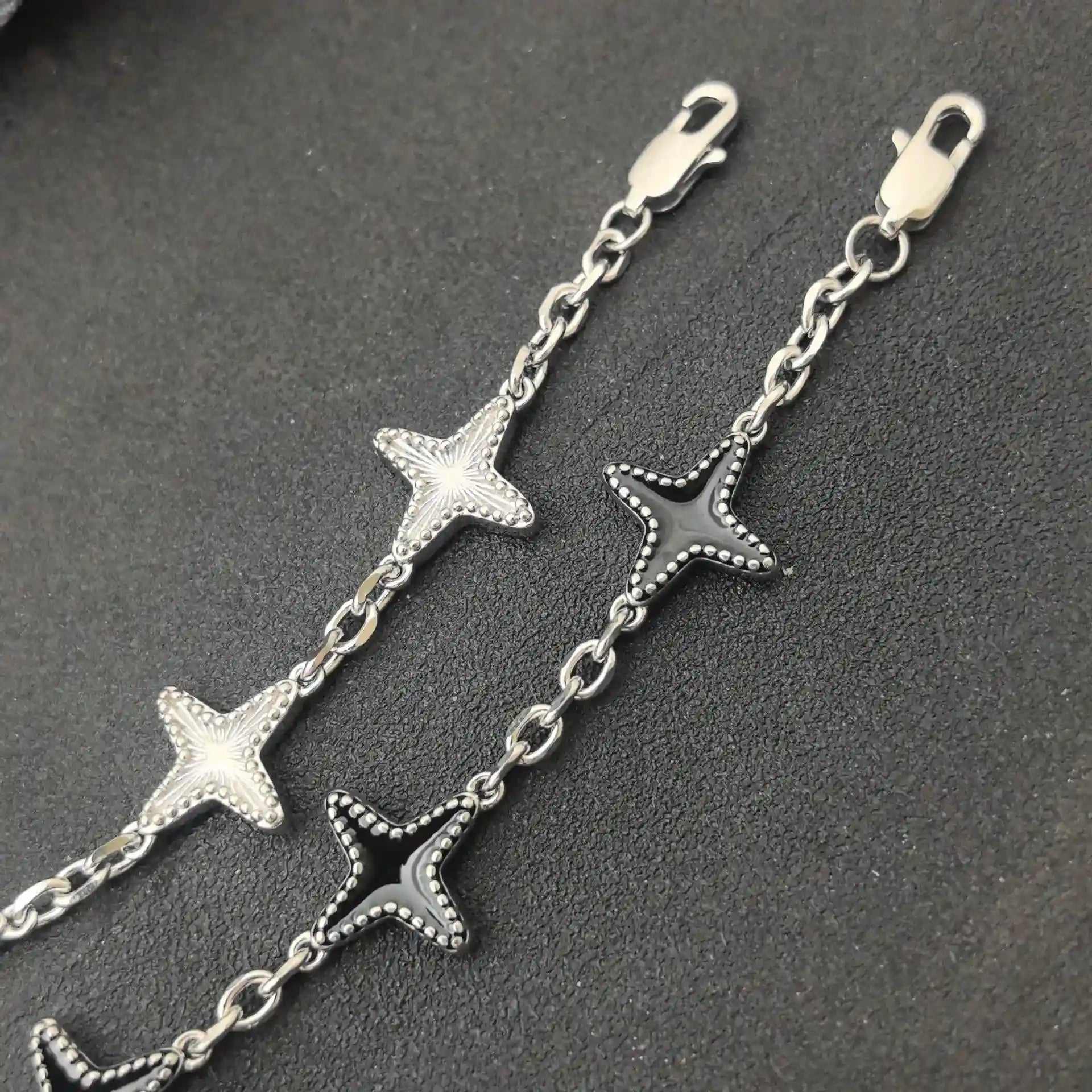 Astraea Polaris Station Bracelet - Gothic Aesthetic Jewelry by Mort 7