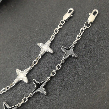 Astraea Polaris Station Bracelet - Gothic Aesthetic Jewelry by Mort 7