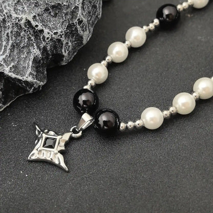 Geometric Star Pendant - Gothic Aesthetic Jewelry by Mort 7