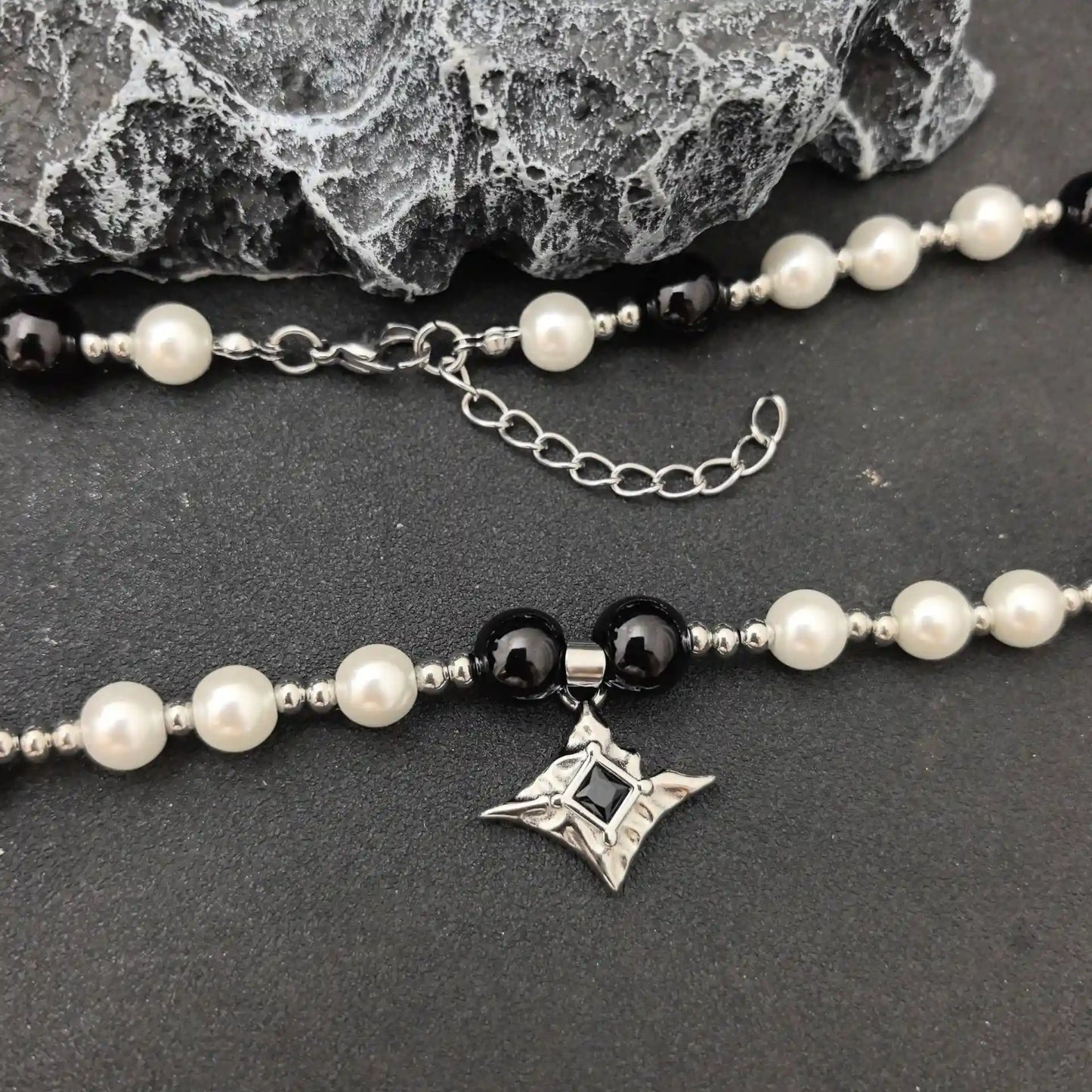 Geometric Star Pendant - Gothic Aesthetic Jewelry by Mort 7