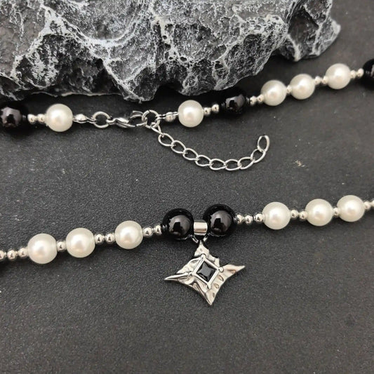 Geometric Star Pendant - Gothic Aesthetic Jewelry by Mort 7