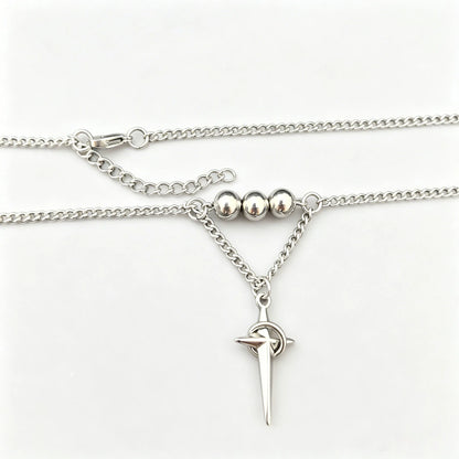 Orbital Star - Cross Pendant - Gothic Aesthetic Jewelry by Mort 7