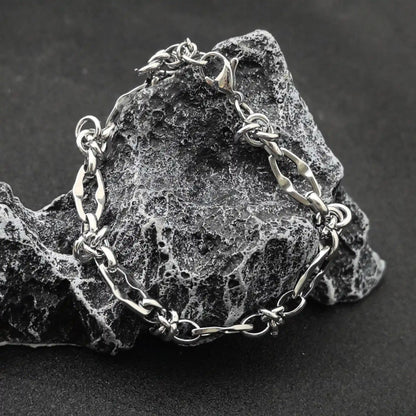 Industrial Entanglement Bracelet - Gothic Aesthetic Jewelry by Mort 7