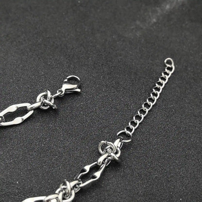 Industrial Entanglement Bracelet - Gothic Aesthetic Jewelry by Mort 7