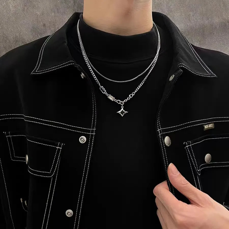 Geometric Star Pendant
