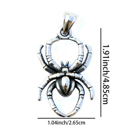 Arachnid Weaver Pendant - Gothic Aesthetic Jewelry by Mort 7